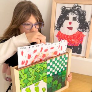 MARCO porta dibujos etiquecosas