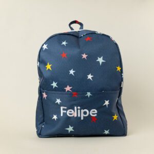 mochila personalizada con nombre