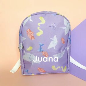 mochila personalizada con nombre