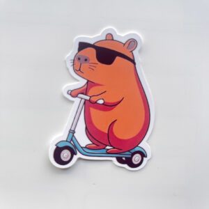 calco capibara etiquecosas