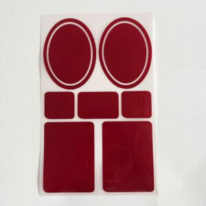 Parches planchables ESCOLARES bordo ETIQUECOSAS