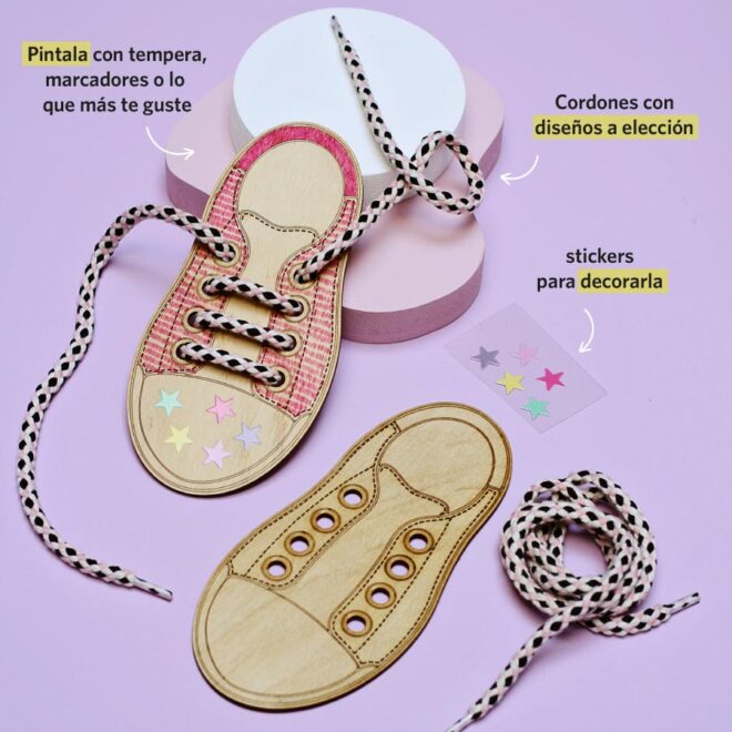 zapatilla de aprendizaje Etiquecosas