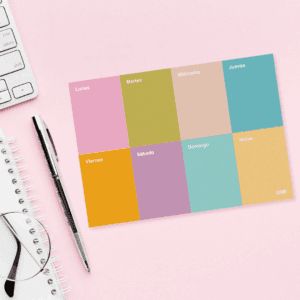 planner a5 cuadros etiquecosas